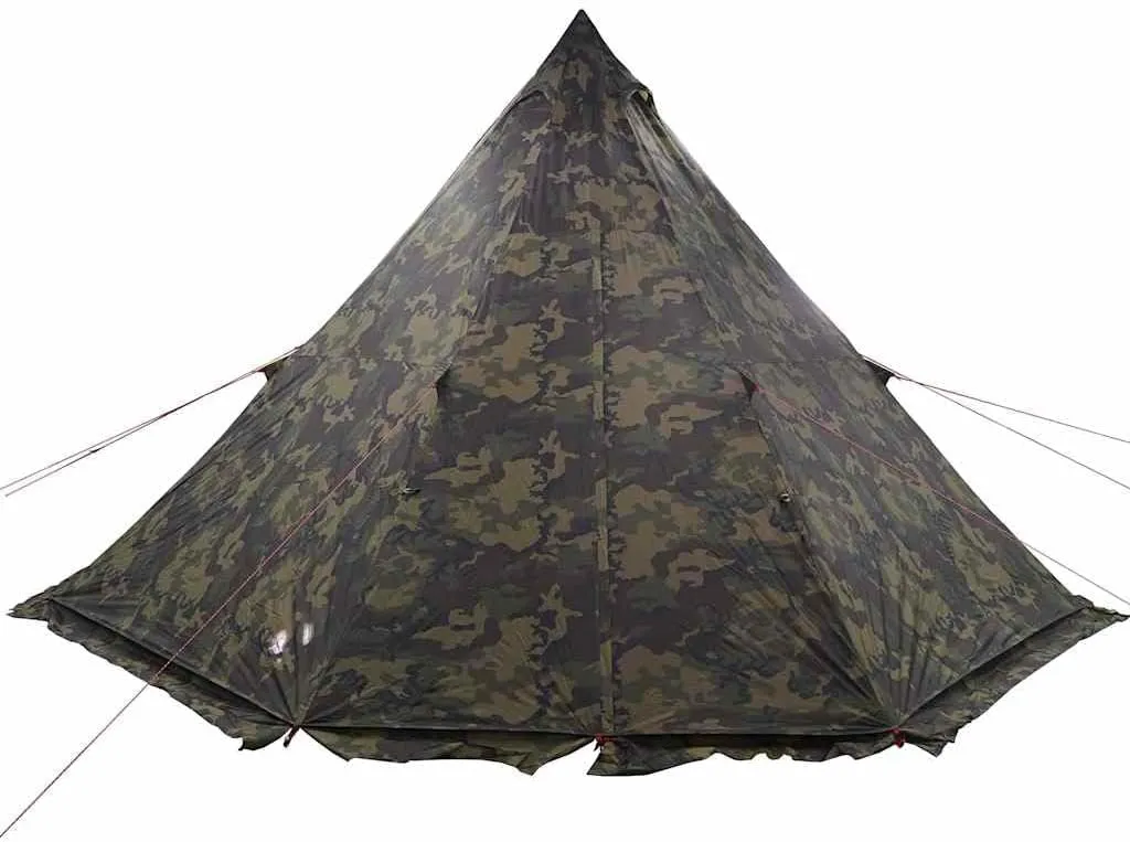 Family Tent Tipi 6-Person Green Waterproof vidaXL vidaXL