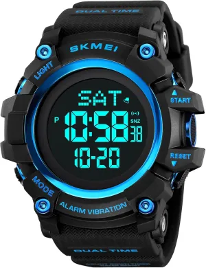 FANMIS Mens Military Multifunction Digital LED Watch Electronic Waterproof Alarm Quartz Sports Watch
