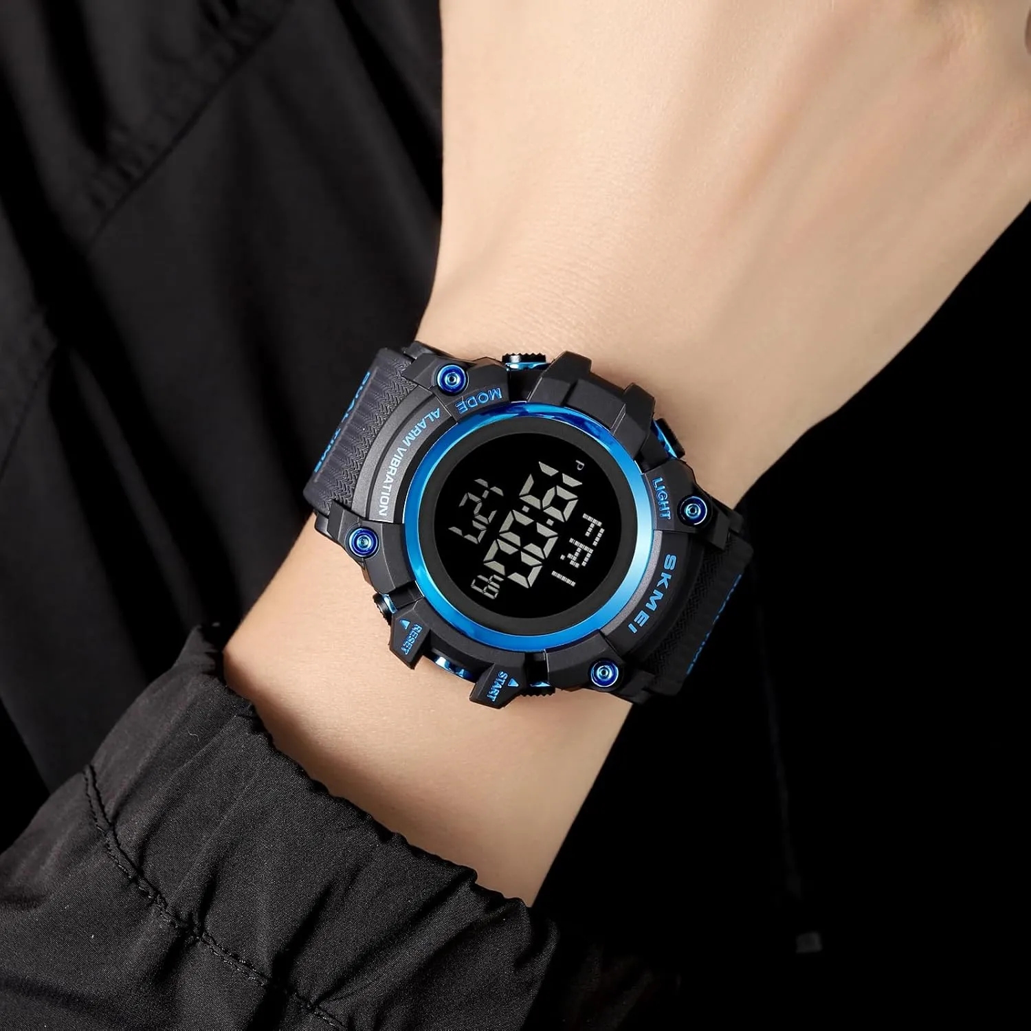 FANMIS Mens Military Multifunction Digital LED Watch Electronic Waterproof Alarm Quartz Sports Watch