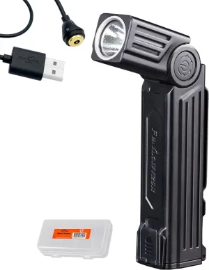 Fenix WT25R 1000 Lumen Rechargeable Handheld Worklight Magnetic Pivoting Flashlight with Organizer