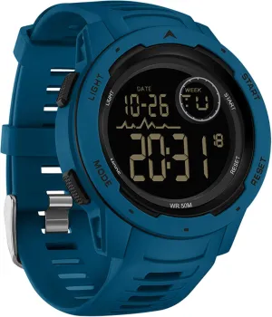 findtime Men's Digital Watch Waterproof Sports Watches Tactical Military Stopwatch Alarm 12/24H Outdoor Mens Wristwatch for Running Swimming Relojes para Hombres