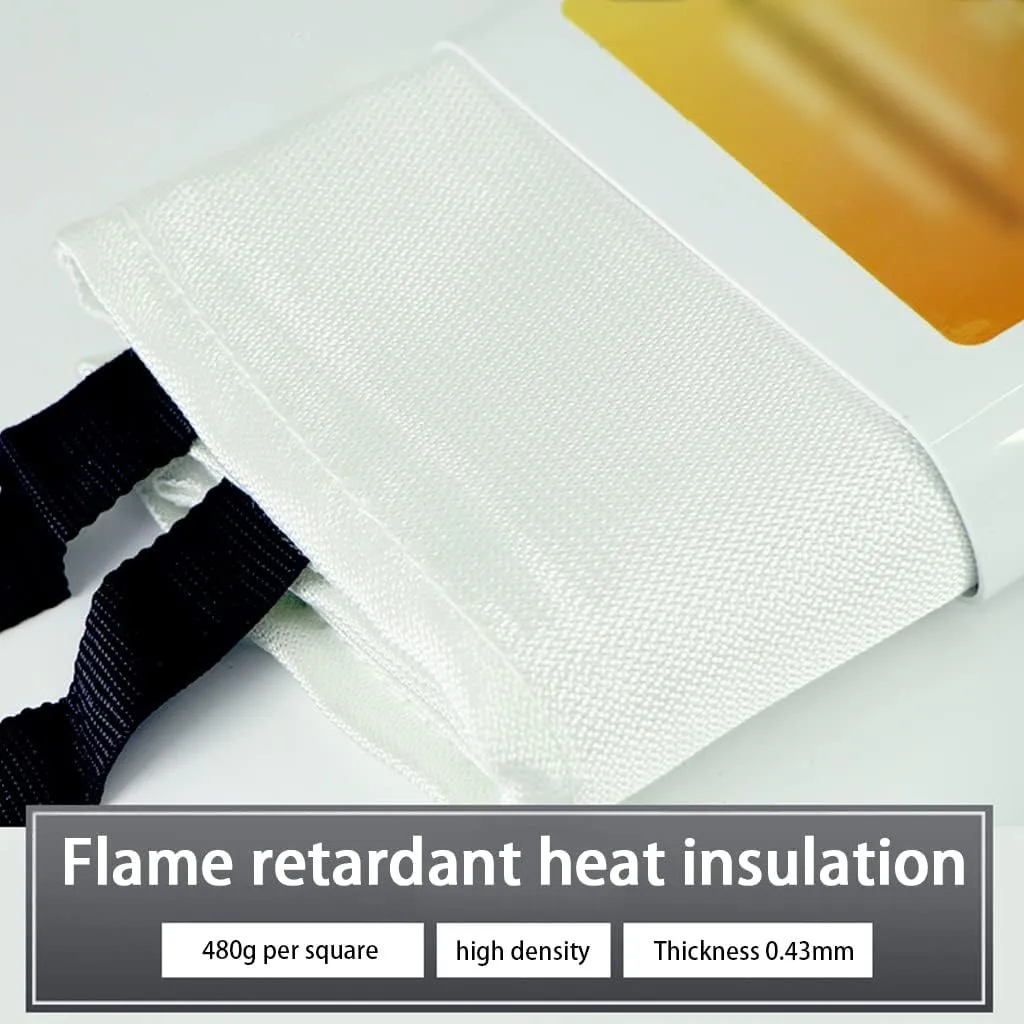Fire Blanket Emergency Blankets Bulk Nano Glass Fiber Fire Blanket, Reusable Fire Retardant Blanket, Kitchen Survival Emergency Blankets, 39.3 * 39.3inches (Color : White, Size : 39 * 39inches)