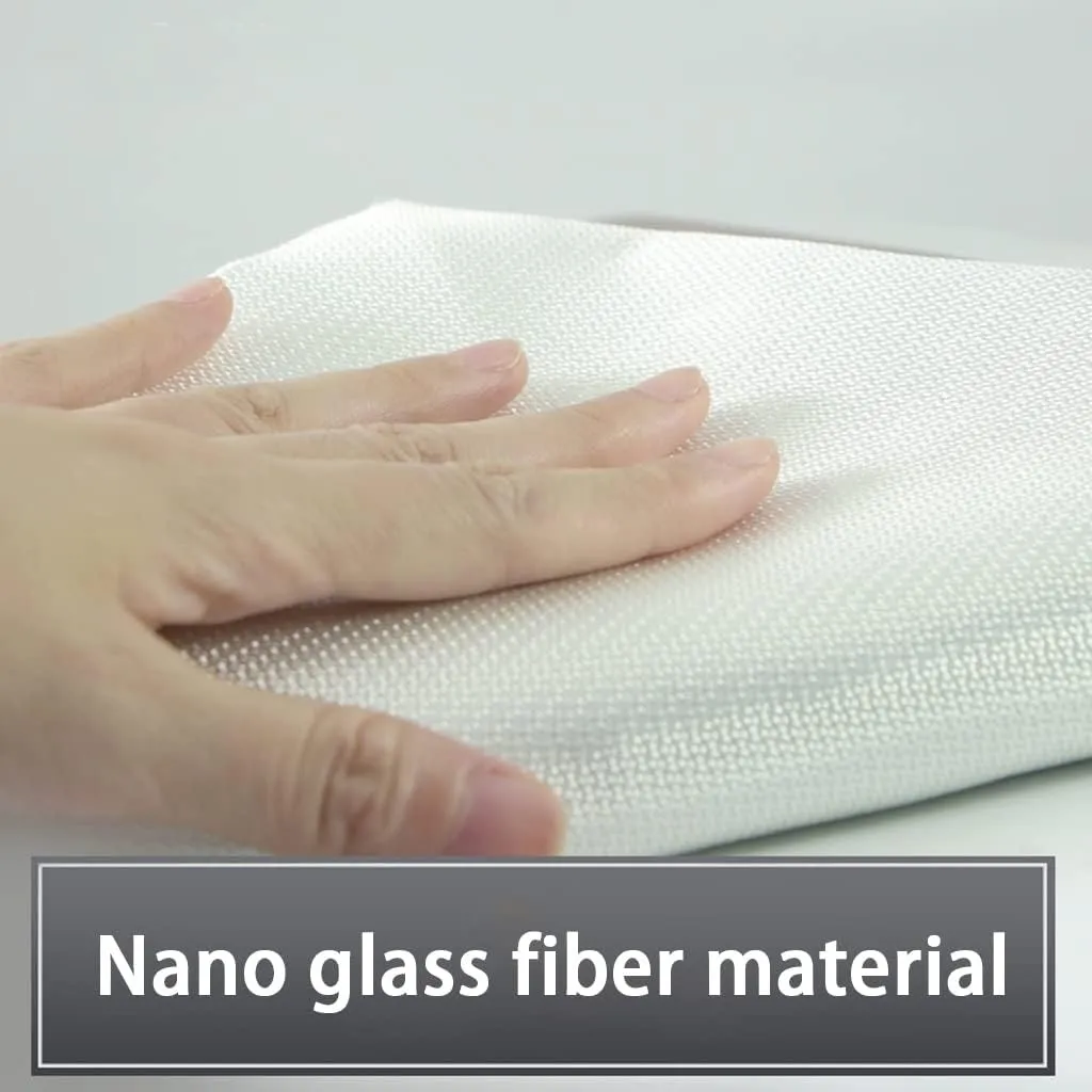 Fire Blanket Emergency Blankets Bulk Nano Glass Fiber Fire Blanket, Reusable Fire Retardant Blanket, Kitchen Survival Emergency Blankets, 39.3 * 39.3inches (Color : White, Size : 39 * 39inches)