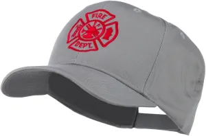 Fire Dept Maltese Cross Embroidered Cap