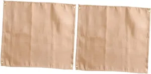 Firefighting Blanket 2 Pieces 45x45cm Insulation Blankets for Outdoor Fire Resistance Blanket
