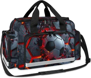 First Aid Bags Empty, Fire Footbal Emergency Bag Fire Soccer First Aid Kit Multiple Compartment Kit Carrier On Call Trauma Bag For Paramedics Emergency Medical Supplies Kit