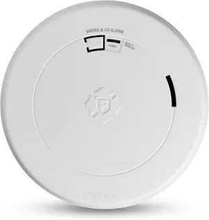 First Alert Combination Smoke & Carbon Monoxide Alarm, Battery-Operated Detector with Slim Profile Design, SMCO200, 1-Pack