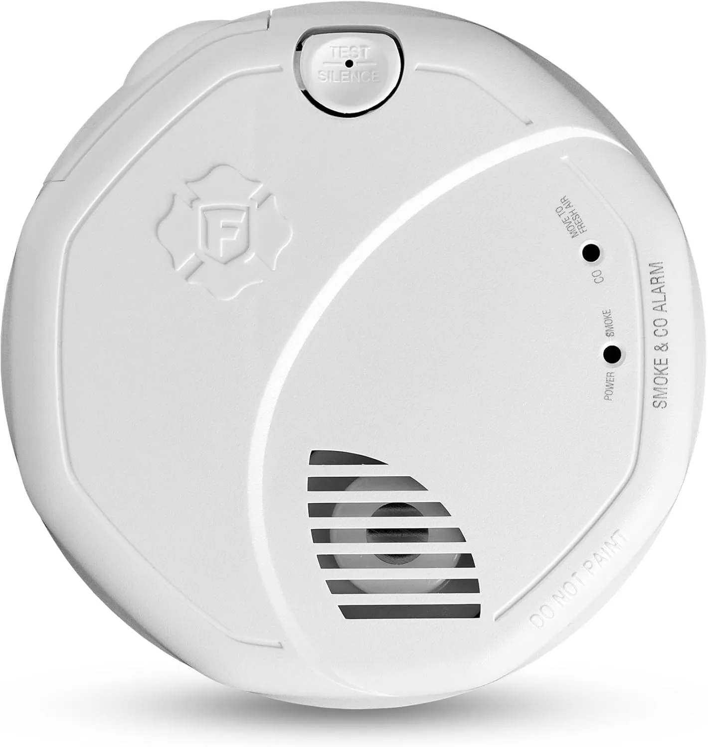 First Alert Combination Smoke & Carbon Monoxide Alarm, Battery Operated Detector with Test & Silence Button, SMCO100, 1-Pack