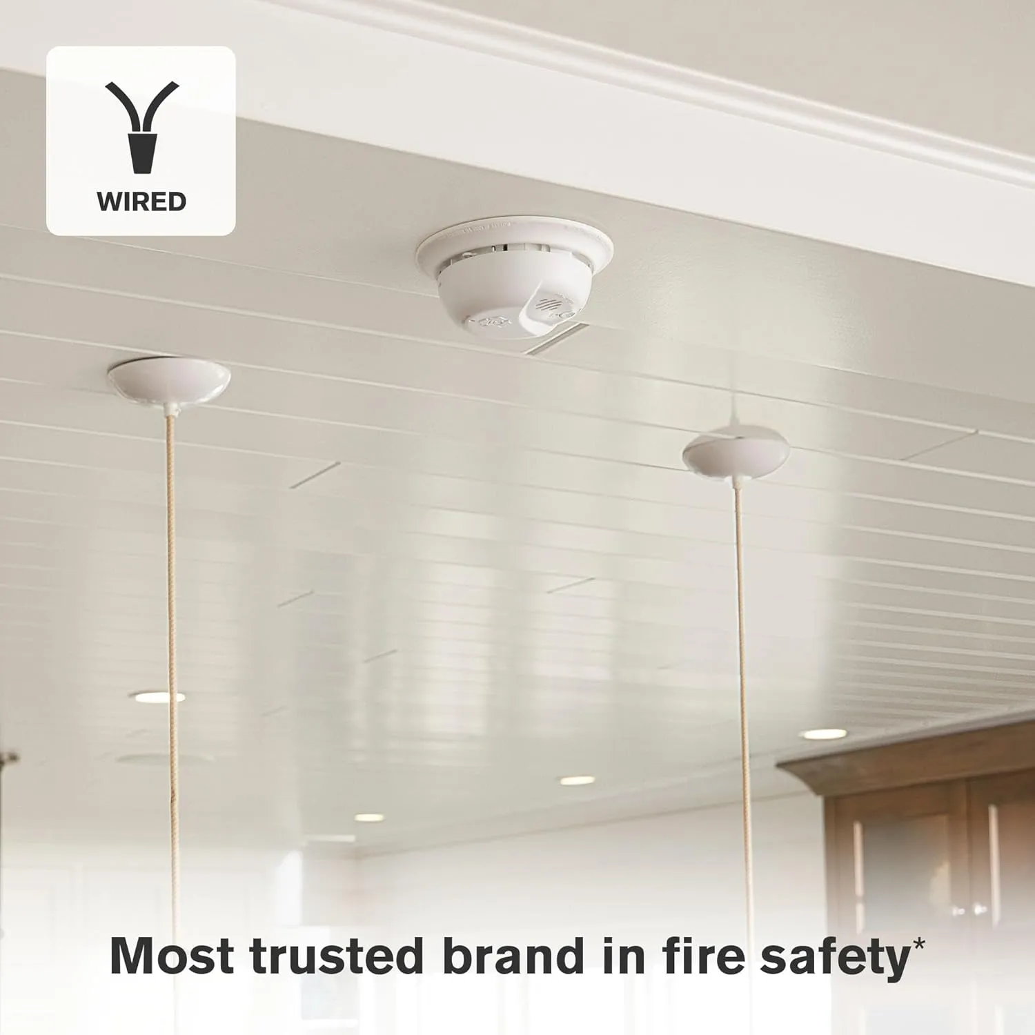 First Alert SMI100-AC, Hardwire Interconnect Smoke Alarm with Battery Backup, 1-Pack