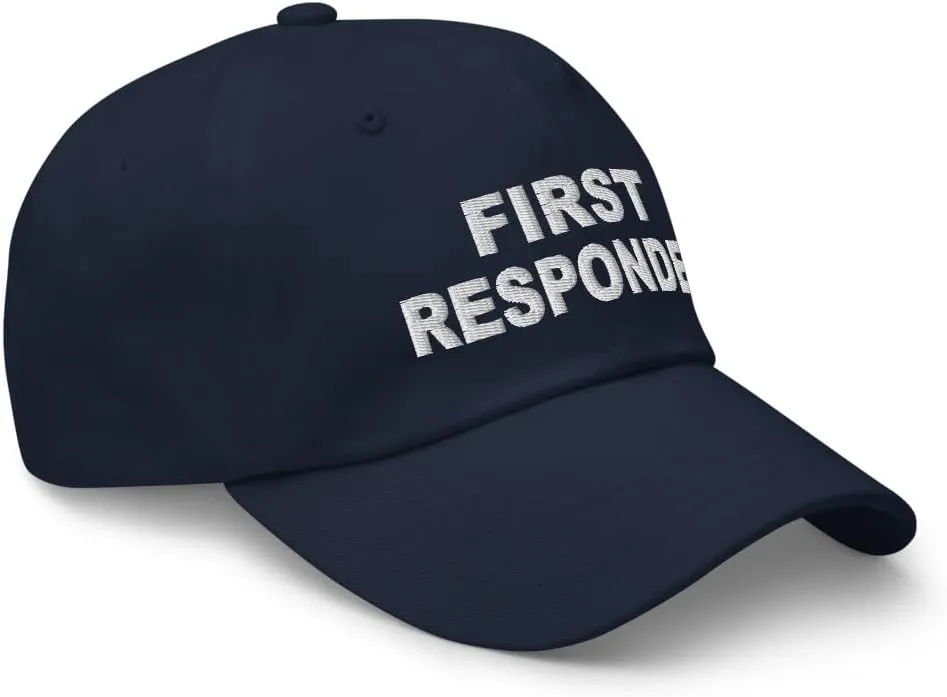 First Responder Baseball Cap EMS Emergency EFR Fire