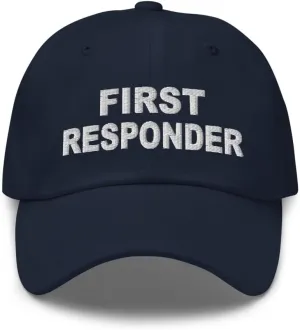 First Responder Baseball Cap EMS Emergency EFR Fire