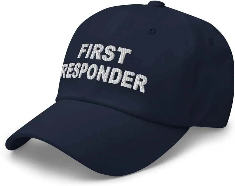 First Responder Baseball Cap EMS Emergency EFR Fire