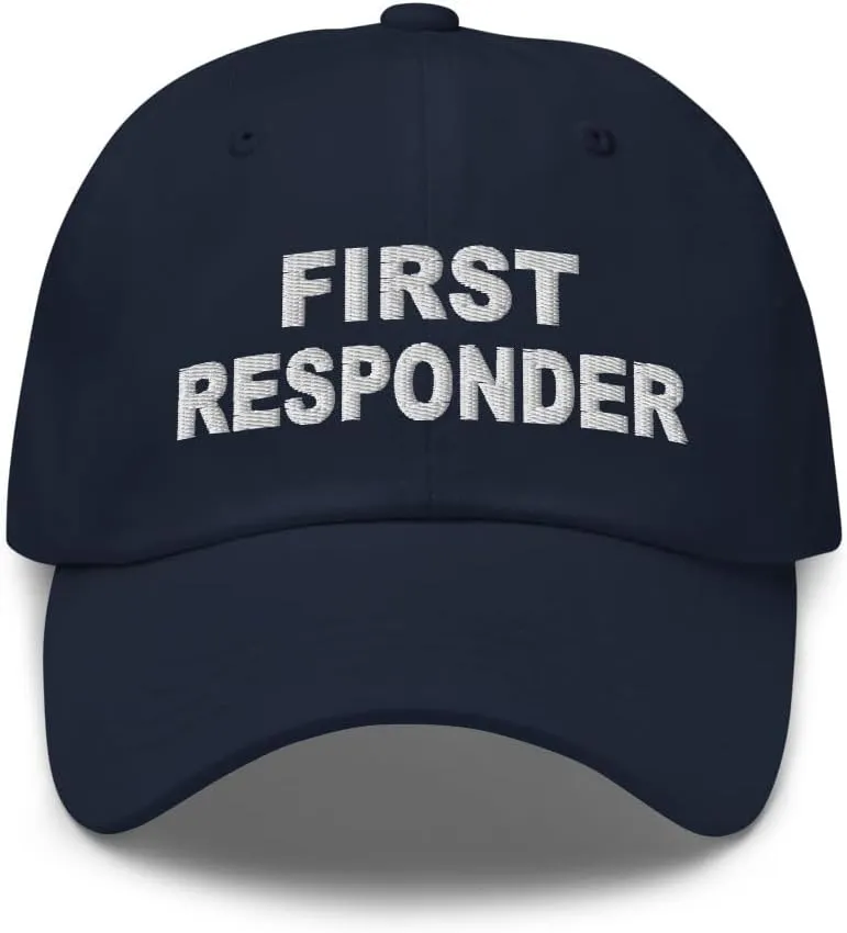 First Responder Baseball Cap EMS Emergency EFR Fire
