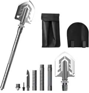 Folding Camping Shovel Outdoor Multitool Survival Equipment for Hiking Hunting Gardening Emergency