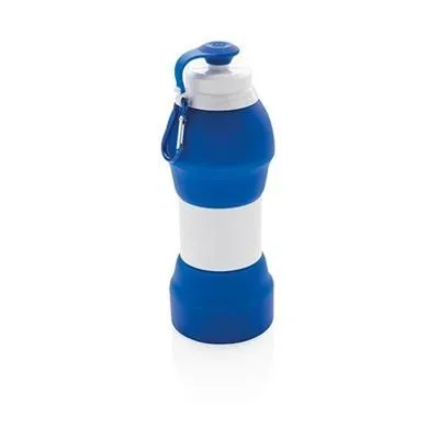 FOLDING SILICON SPORTS BOTTLE in Blue