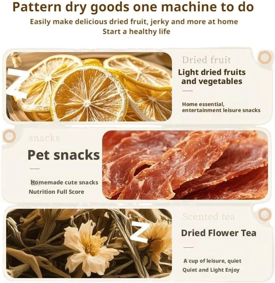 Food Dehydrator Machine, 5 Trays Food Dryer, Electric Fruit Drying Machine, Digital Adjustable Timer & Temperature Control, Food Dried Machine for Fruits Snacks Dog Treats