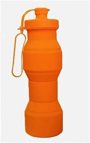 Food Grade 800ML Silicone Collapsible Water Bottles Travel Folding Cars Portable Kettle My Foldable Drink Bottle FDA Free (Color : 03)