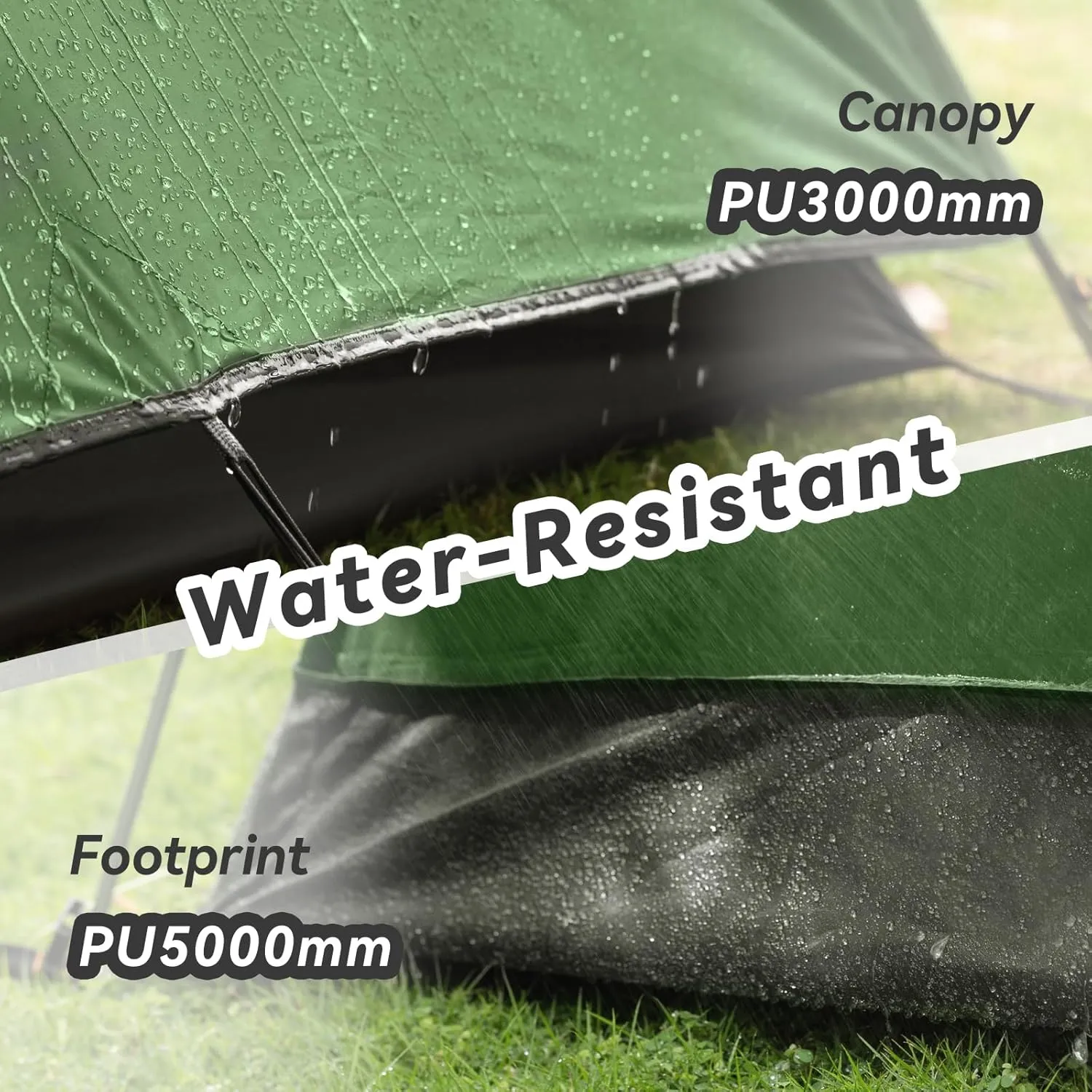 Forceatt Camping Tent 2/3/4 Person, Professional Waterproof & Windproof Lightweight Backpacking Tent Suitable for Outdoor,Hiking,Camping, Mountaineering and Travel