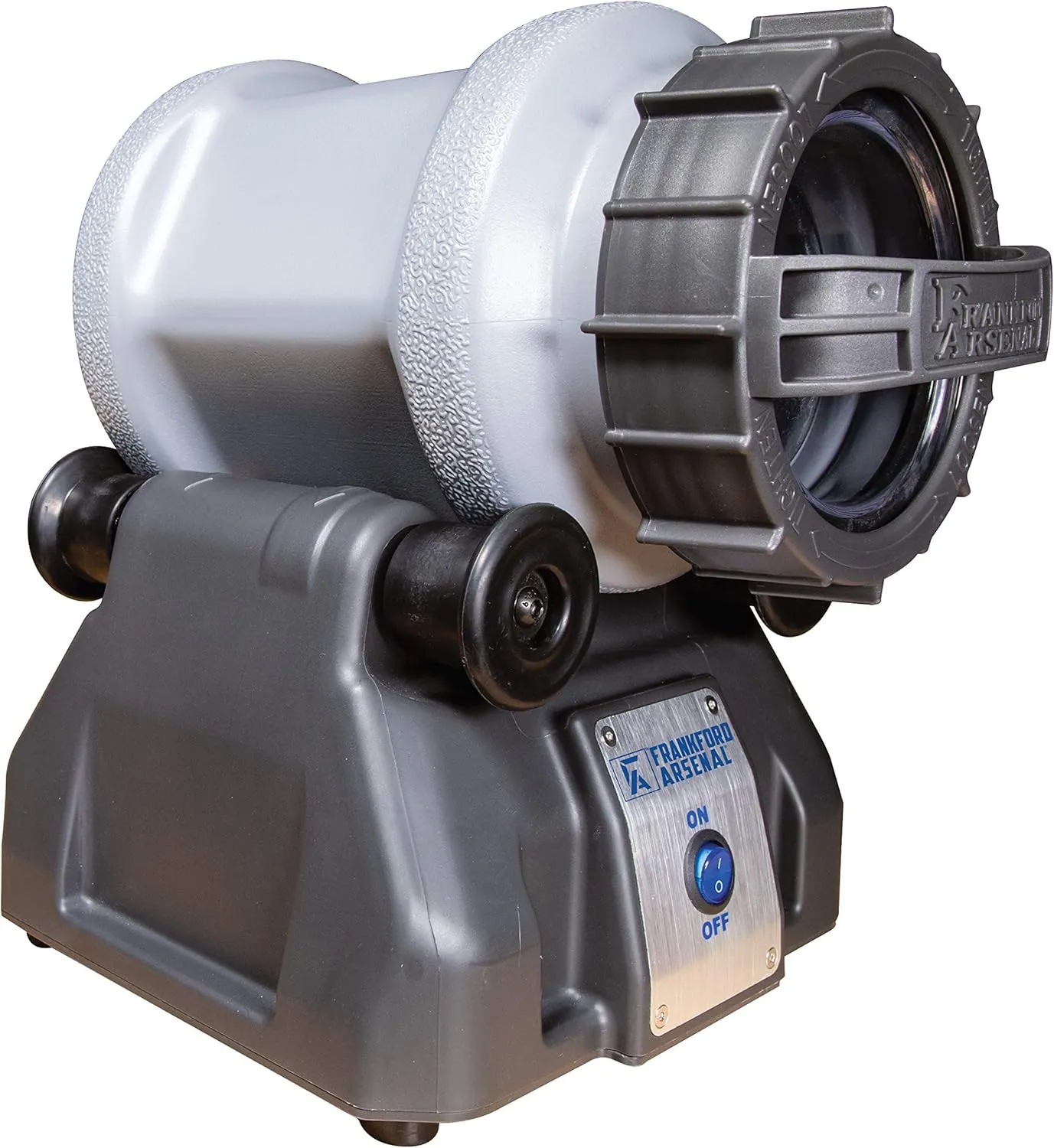 Frankford Arsenal Platinum Series Rotary Tumbler Lite with Clear Viewing Window and Leakproof Seal for Cleaning and Polishing During Reloading