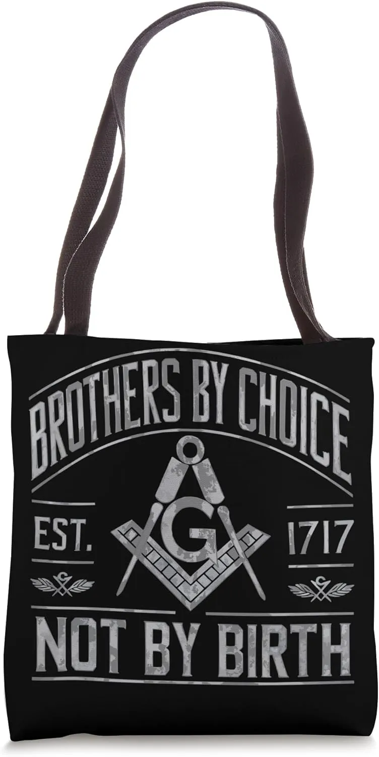 Freemason Masonic Fraternal Freemasonry Square Compass Tote Bag