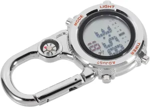GANAZONO 1pc Pocket Watch Clip on Watch Carabiner Hanging Hook Watch Backpack Fob Watch Novelty Watch Backpack Watch Outdoor Hanging Watch Multi-function Watch Mini Carabiner Watch