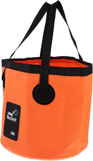 GANAZONO 20l Collapsible Water Bucket Portable Folding Outdoor Bucket for Fishing Car Washing Camping