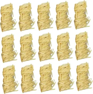 GANAZONO Must-Have: 32pcs Natural Wood Firelighters Compact Design for Camping Hiking Bbqs
