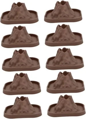 Garneck 10Pcs Giant Volcano Model for Science Experiments Realistic Volcano Prop for DIY Eruptions Educational for Compact and Safe Volcanic Eruption Kit