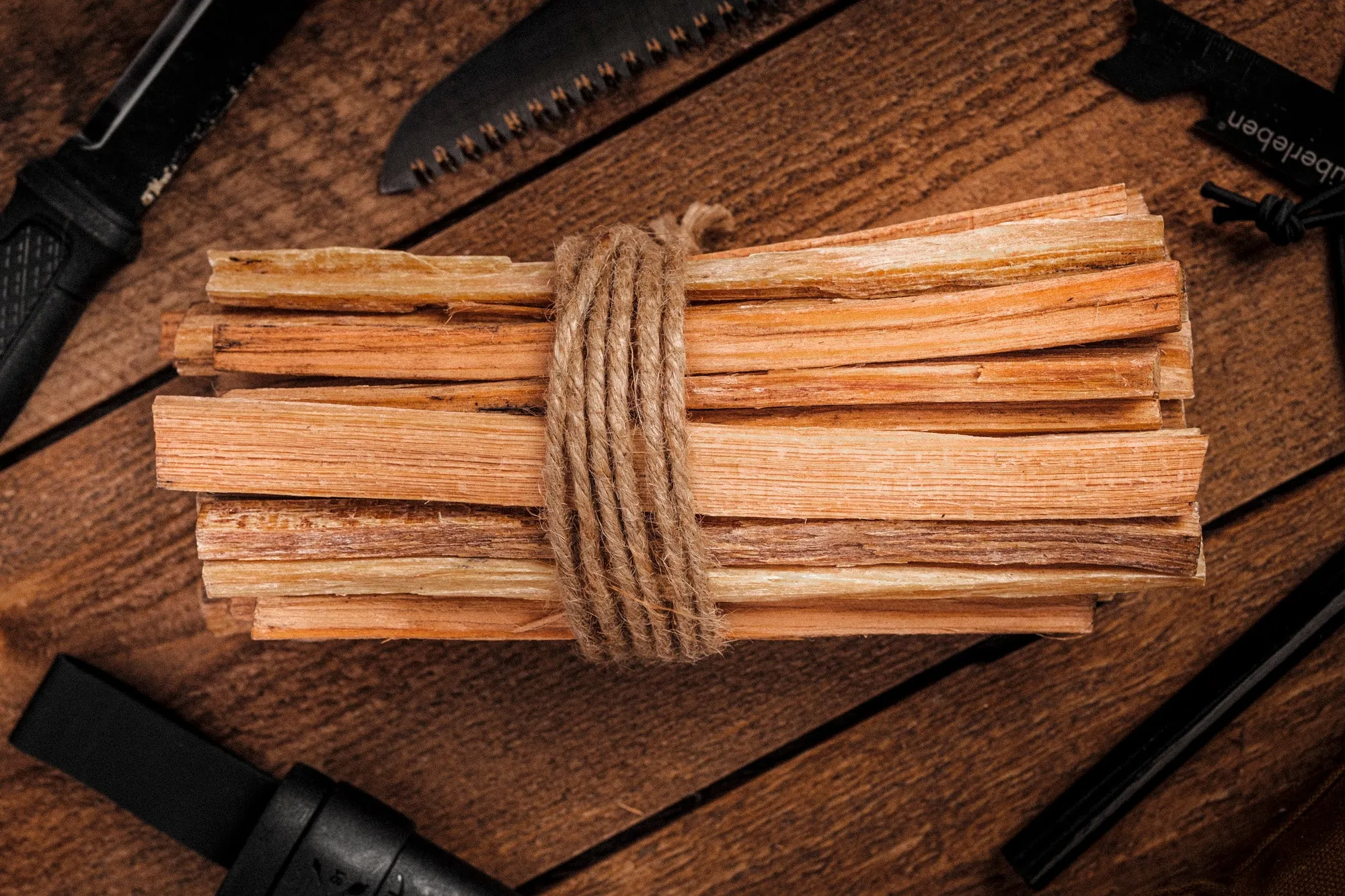 GB2 Fatwood Fire Starter – All-Natural Emergency Tinder in Shavings, Sticks, and Kits