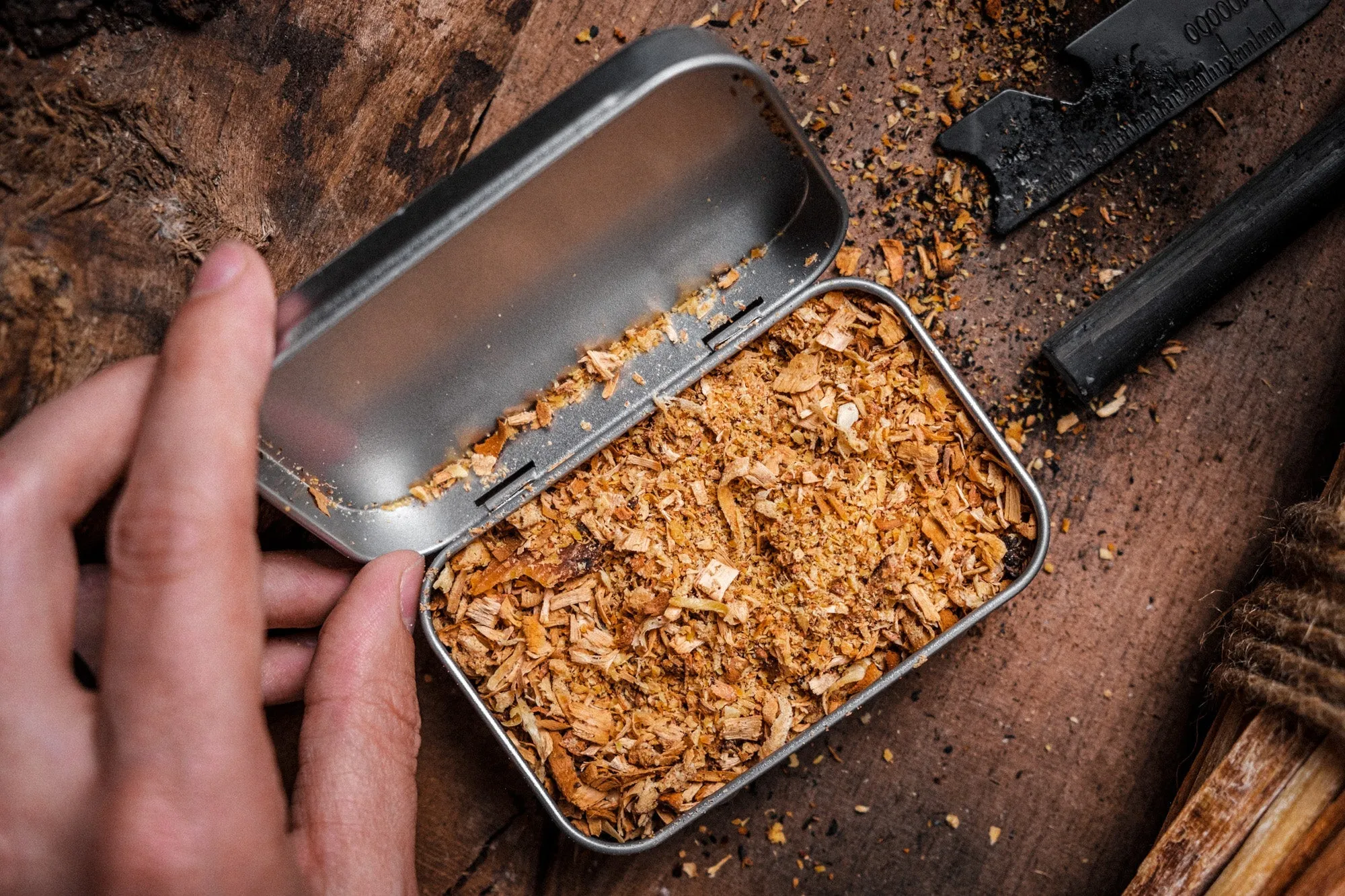 GB2 Fatwood Fire Starter – All-Natural Emergency Tinder in Shavings, Sticks, and Kits