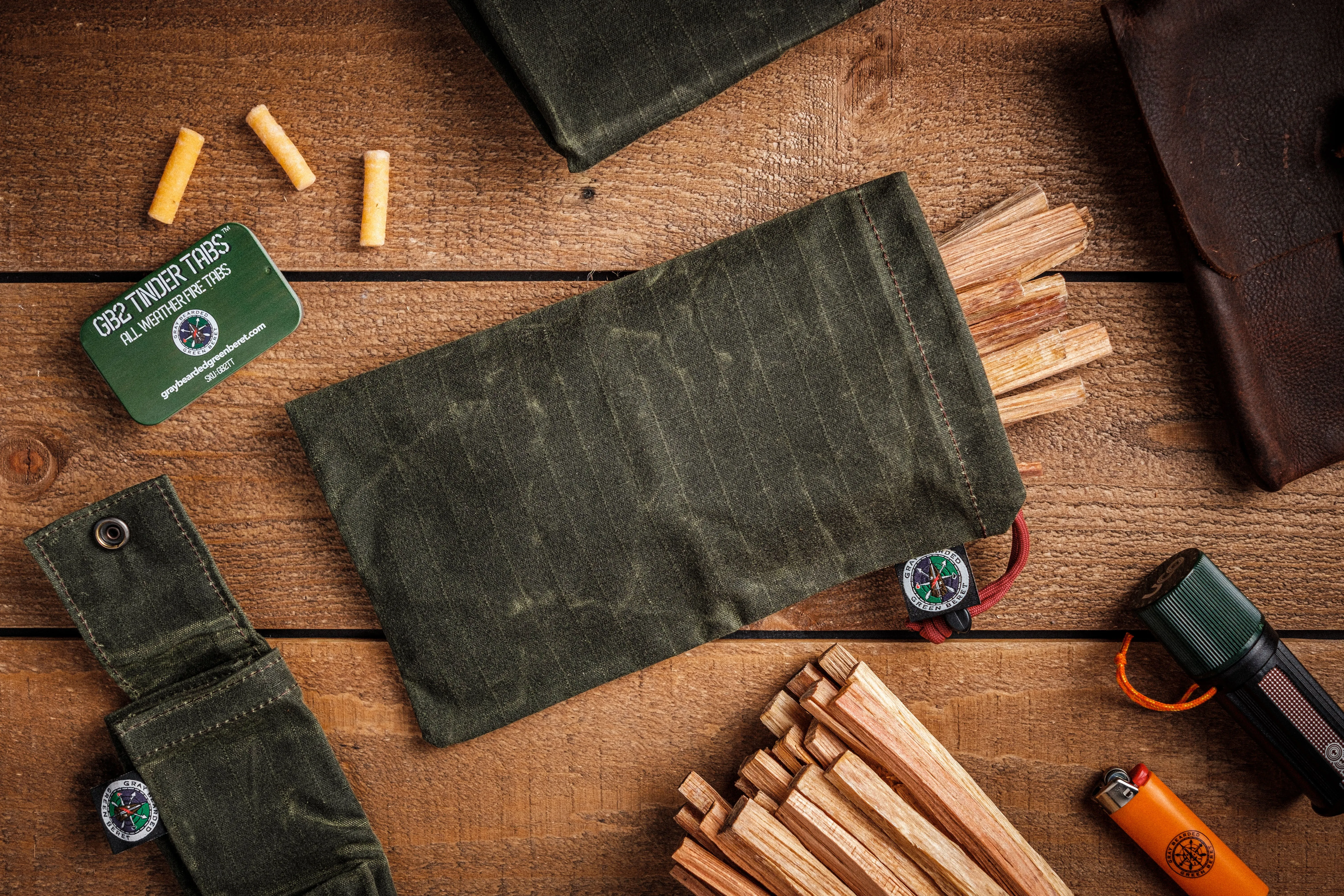 GB2 Fatwood Fire Starter – All-Natural Emergency Tinder in Shavings, Sticks, and Kits