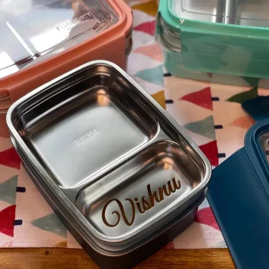 Globo Petite Fuji Double Decker Stainless Steel Bento Lunch Box - 1300 ML