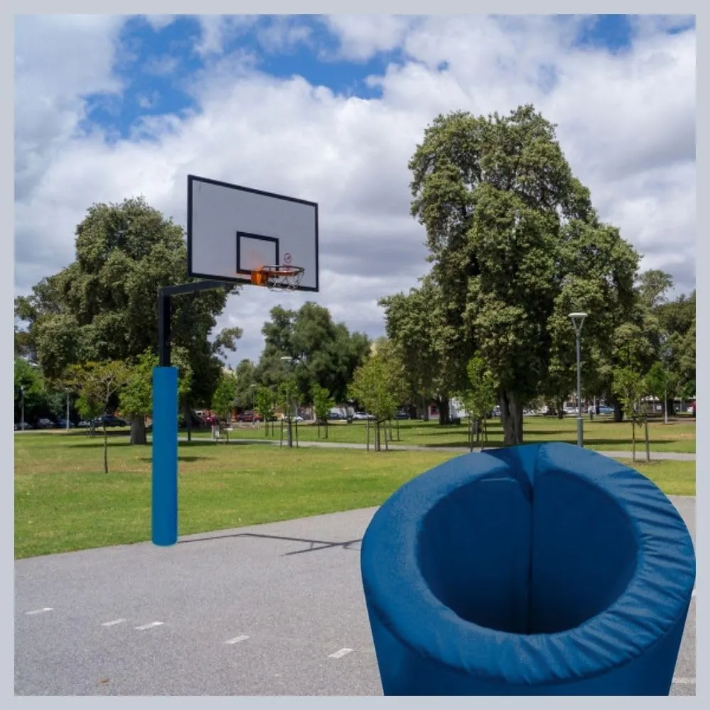 Goal Post Pad, 6 FT Tall, 2” Thick Foam, Hook/Loop Closure, Indoor/Outdoor, Weatherproof, UV-Resistant