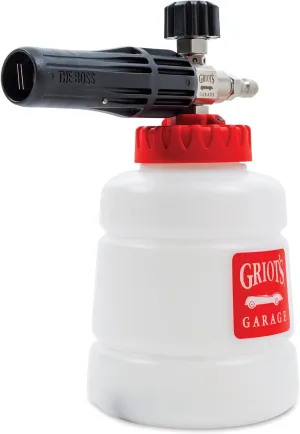 Griot’s Garage The BOSS Foam Cannon, Pressure Washer Foam Gun, Adjustable Nozzle, Stainless Steel Internals, Auto-Mix Dilution with Griot’s Soaps, BF302