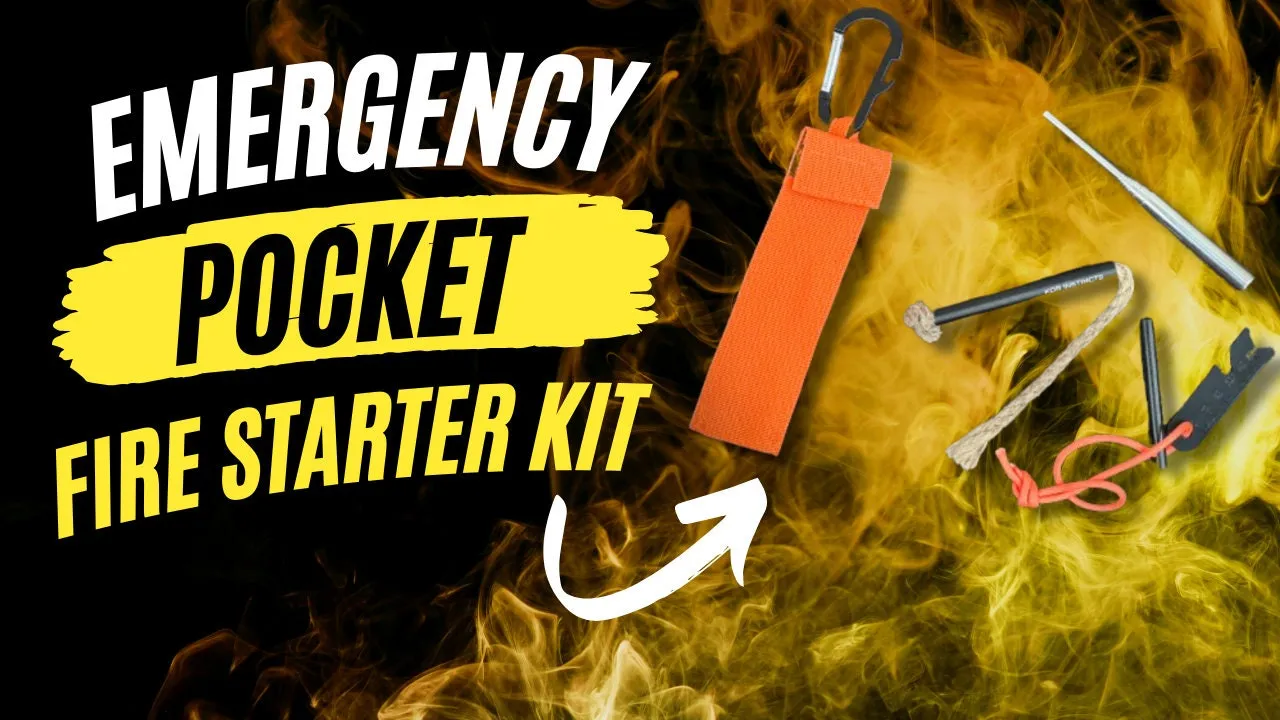 Group discount Fire Starter Multi-device compatible Pocket Kit Emergency