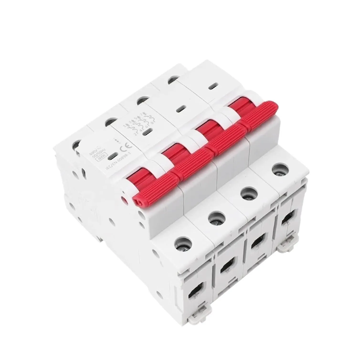 GYM10 4Pole Mini Circuit Breaker 6A-63A Din Rail MCB with ON Off Indiactor CE CB Approved 6KA MCB(50A)