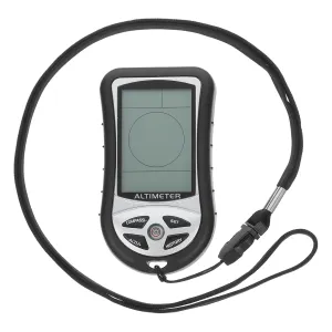 Handheld Digital Barometer Compass Portable Weather Station for Outdoor Adventures Hiking and Camping Lightweight Altimeter with Pressure Function for Accurate Navigation