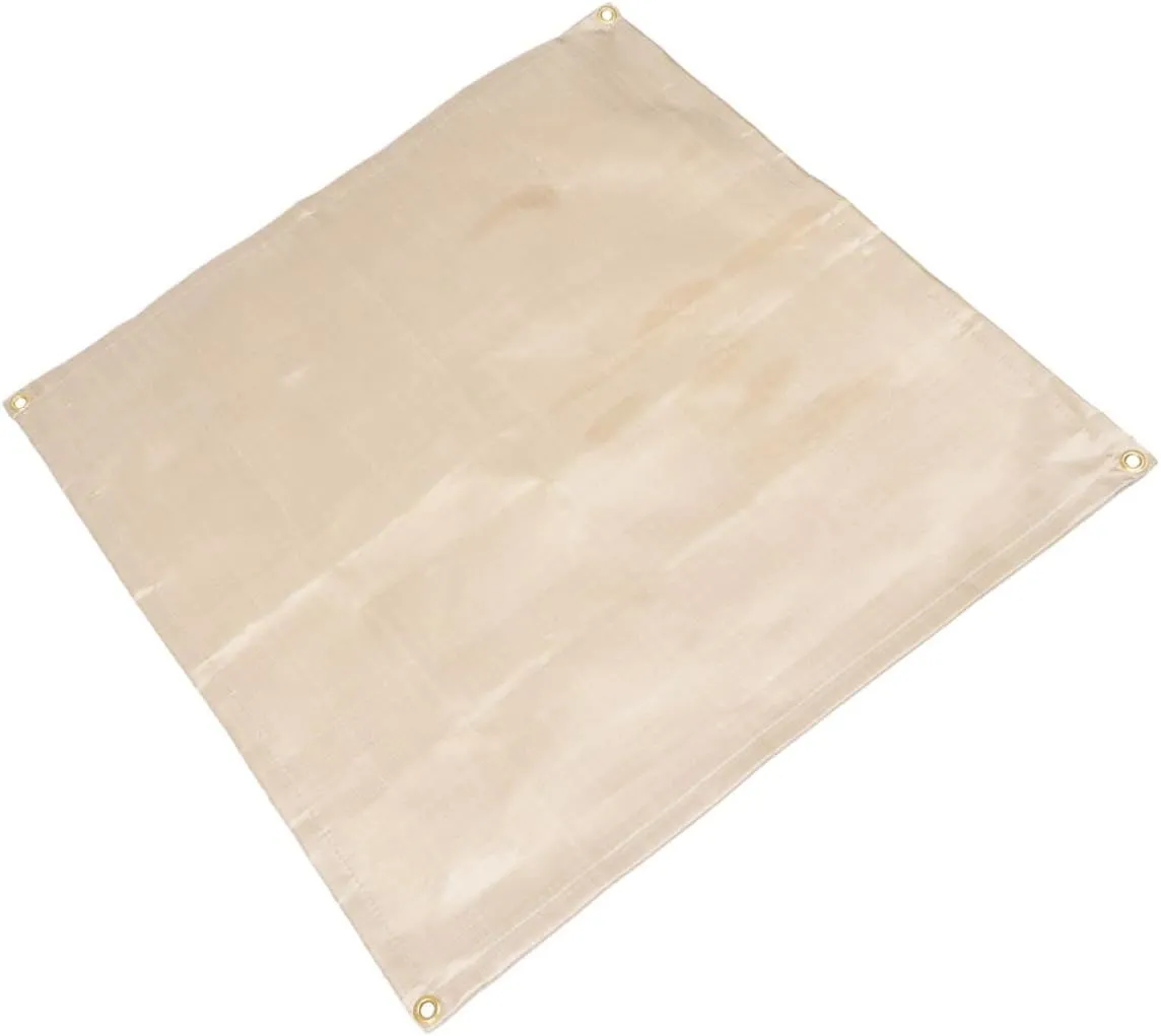 Happyyami Fire Retardant Fabric Blanket BBQ Grill Mats for Fire Safety Flame Resistant Mat