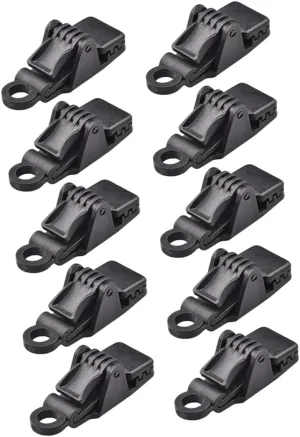 Happyyami Tarp Clip Camping Tent Clip Tent Fixing Clip Tents for Camping Waterproof Leaf Dresser Pulls Tarp Tent