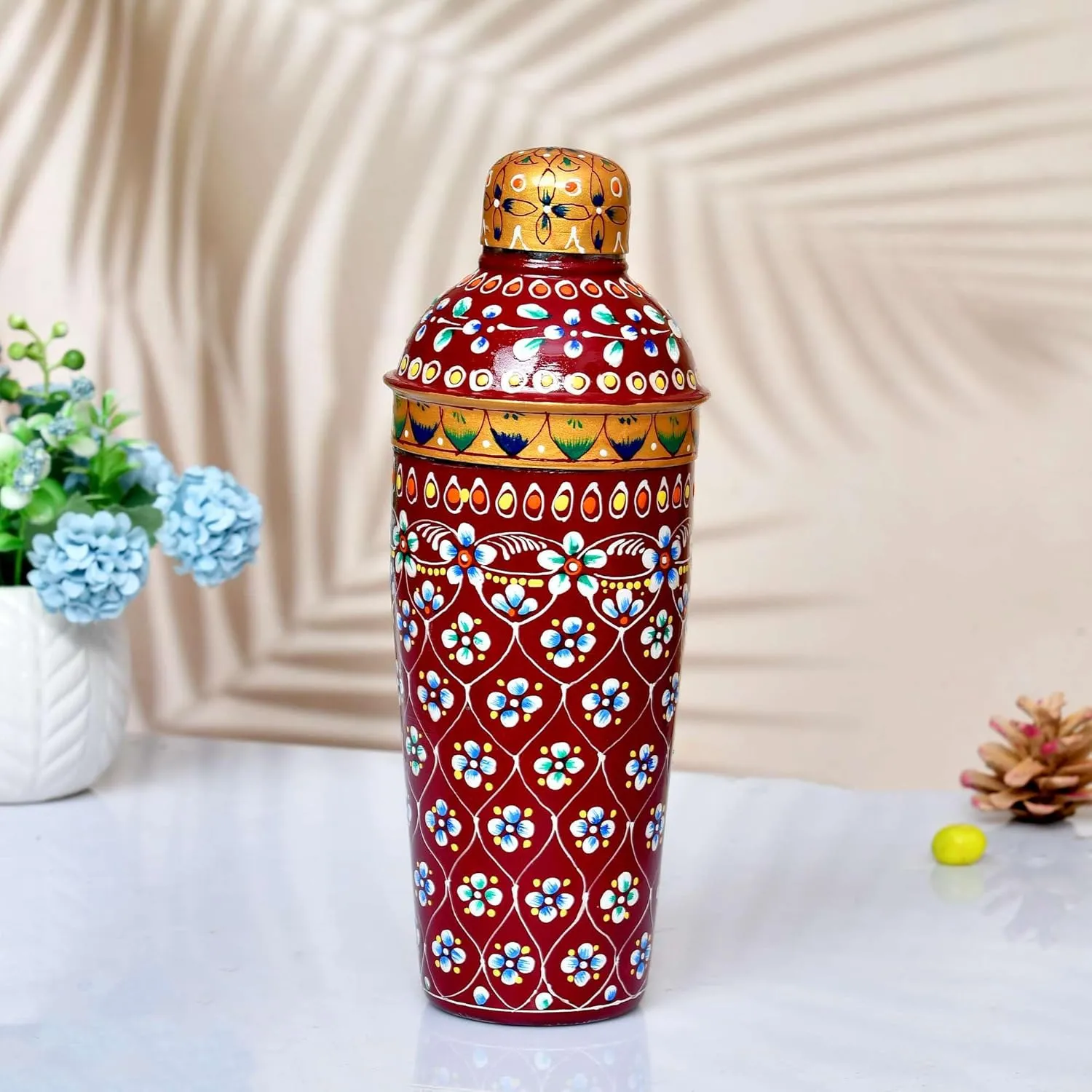 HARE KRISHAN CRAFTS Aluminium Water Bottle 27x7 Leakproof Reusable Flask for Hydration OnTheGo