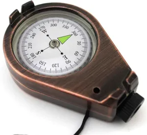 HBJWOV Handheld Compass, High Precision Outdoor Navigation Compass Tools, for Hiking Camping Exploring Outdoor Activities