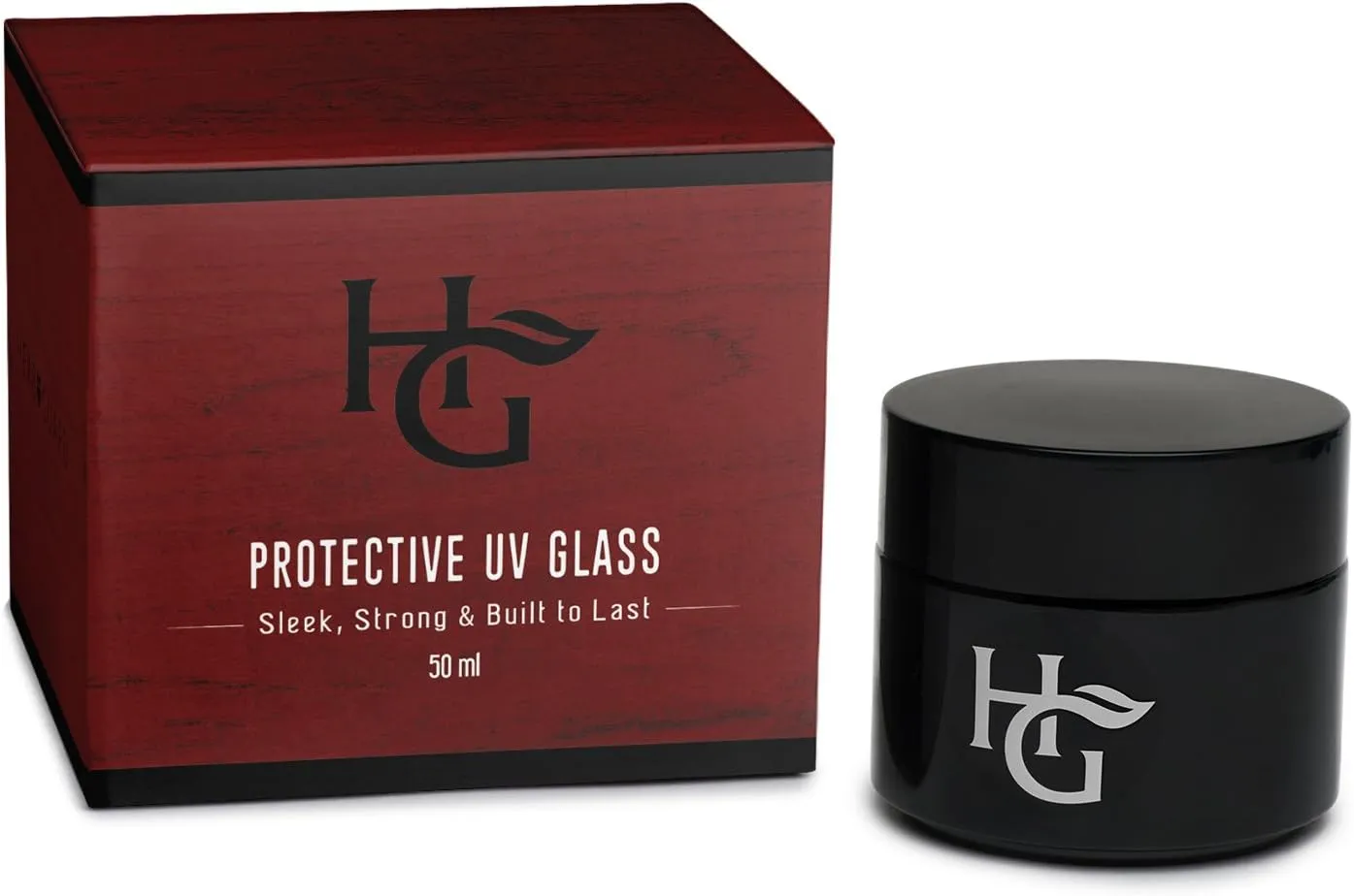 Herb Guard - Eighth Oz Ultra Violet Jar (50 ml) Airtight UV Protection Keeps Herbs Fresh for Months [3 Pack]