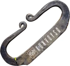 High Carbon Steel Simple Fire Lighting Tool Striker Emergency Starter for Use with All Kinds of Tinder for Bushcraft and Survivalists and Camping.