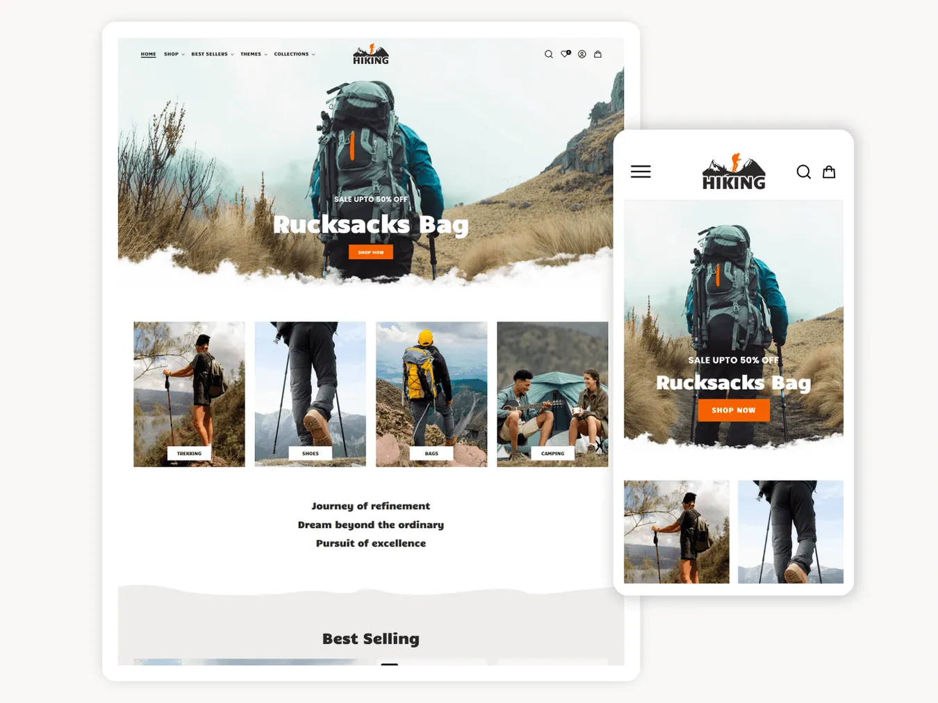 Hiking - Hiking & Mountain Trekking | Shopify 2.0 Theme