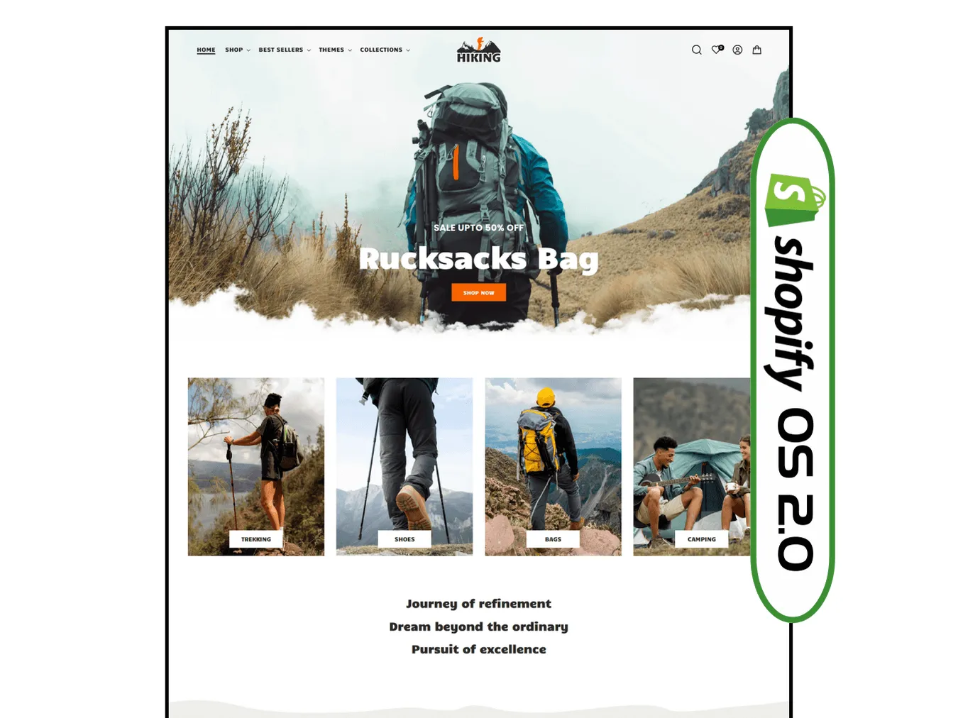 Hiking - Hiking & Mountain Trekking | Shopify 2.0 Theme