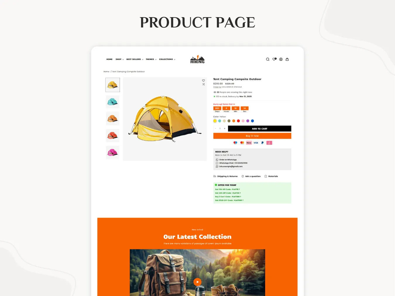 Hiking - Hiking & Mountain Trekking | Shopify 2.0 Theme