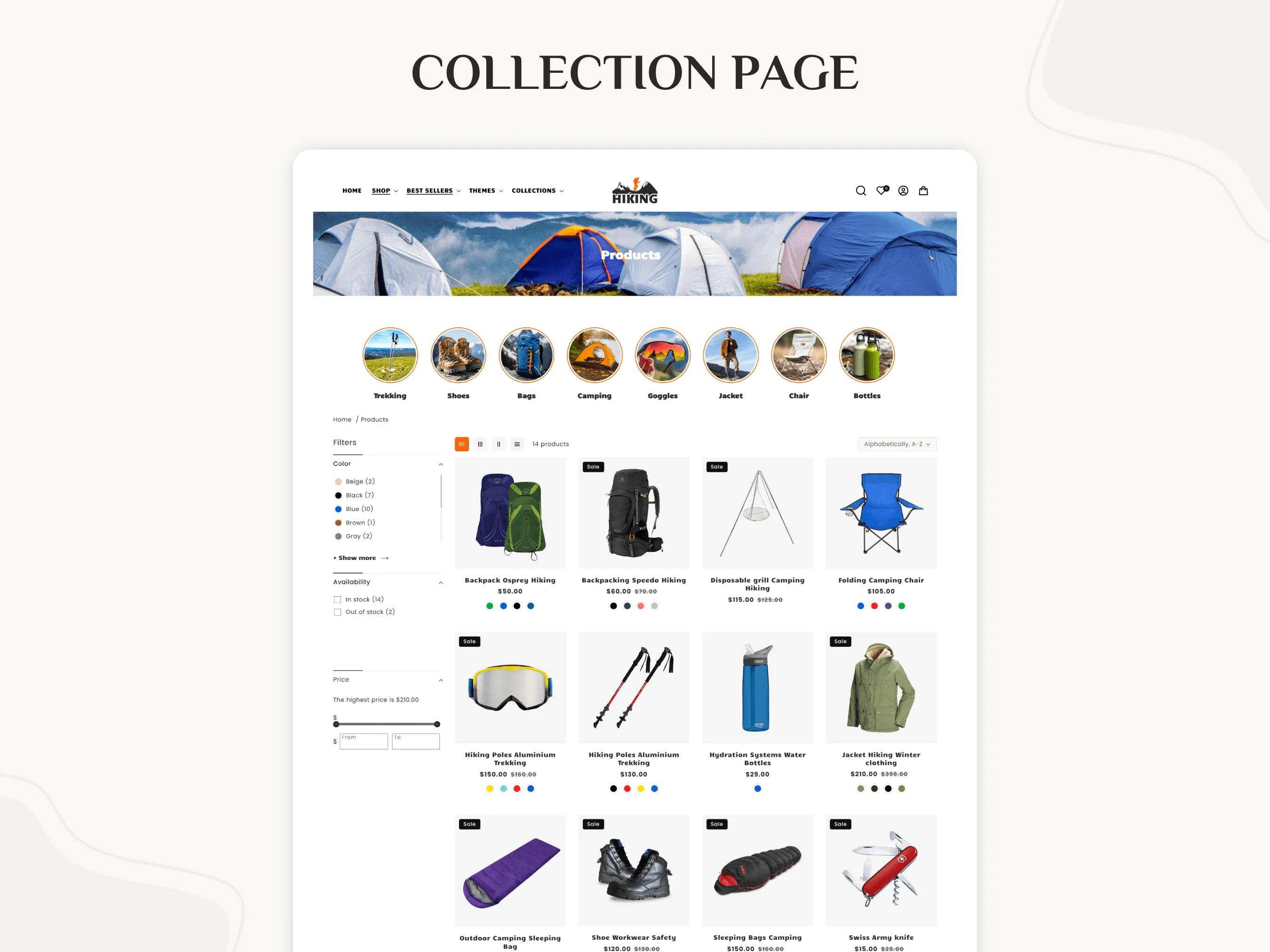 Hiking - Hiking & Mountain Trekking | Shopify 2.0 Theme