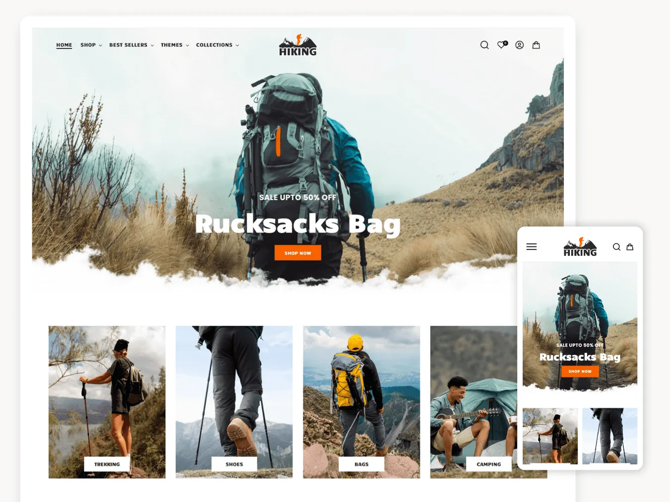 Hiking - Hiking & Mountain Trekking | Shopify 2.0 Theme