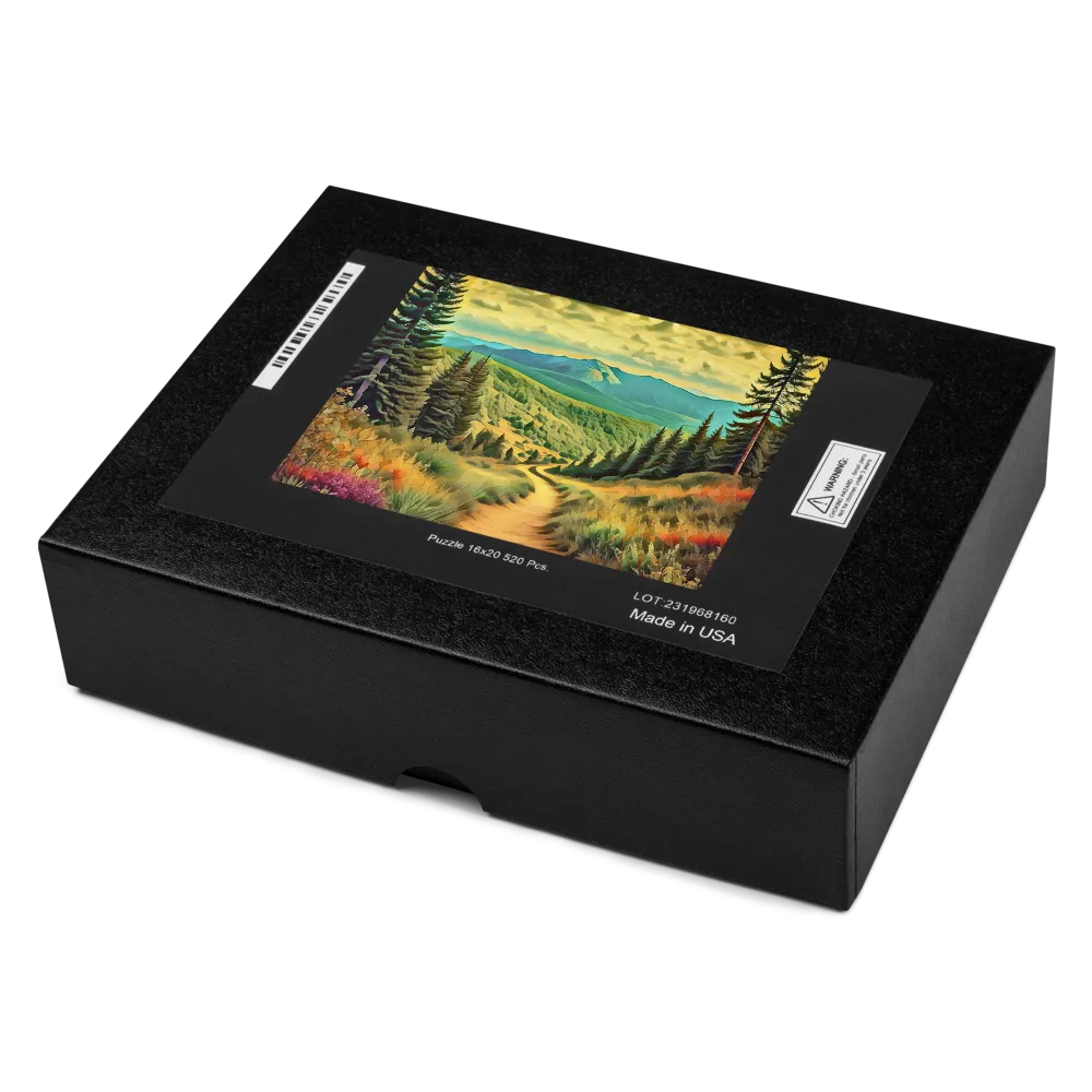 Hiking Oregon - Digital Art - Jigsaw puzzle