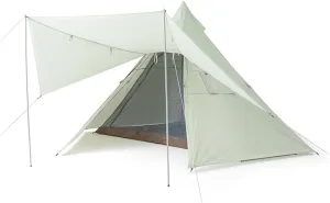 Hot Teepee Tents for Outdoor Backpacking Camping Hiking Pyramid Tent Double Layers Camping Indian Tent
